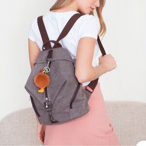 JOSEKO CANVAS BACKPACK , RUCKSACK SCHOOLBAG Anti-theft